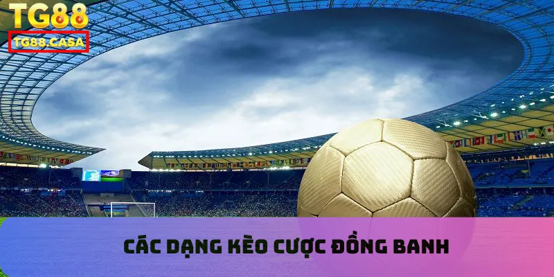 Các dạng kèo cược đồng banh