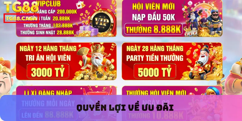 Quyền lợi về ưu đãi